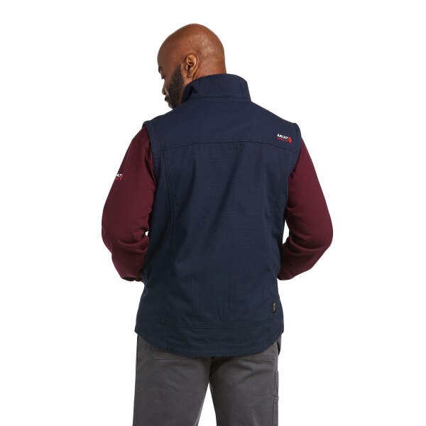 Ariat FR DuraLight Stretch Canvas Vest in Navy